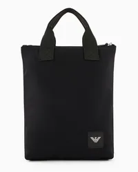 Emporio Armani OFFICIAL STORE Tote Bag In Canvas Nero