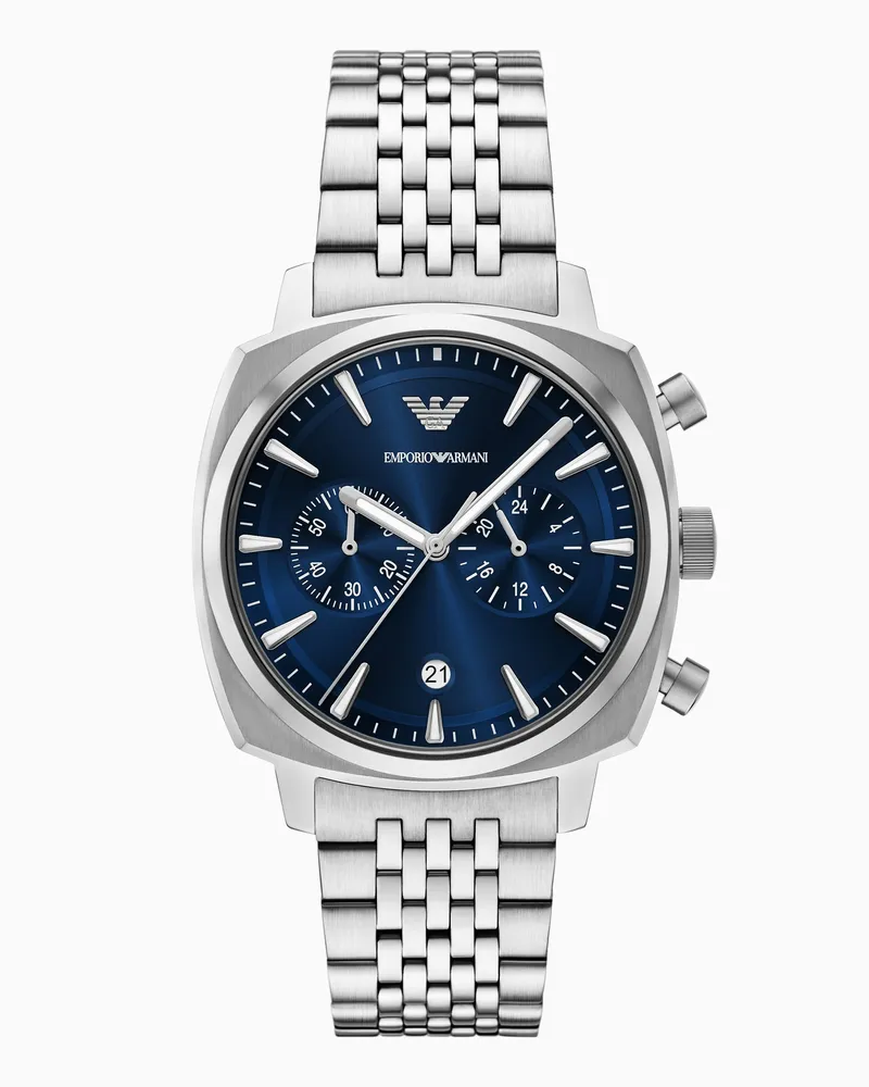Emporio Armani Orologio cronografo in acciaio inossidabile Multicolore