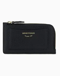 Emporio Armani OFFICIAL STORE Portacarte Zip Around Myea Stampa Cervo Nero