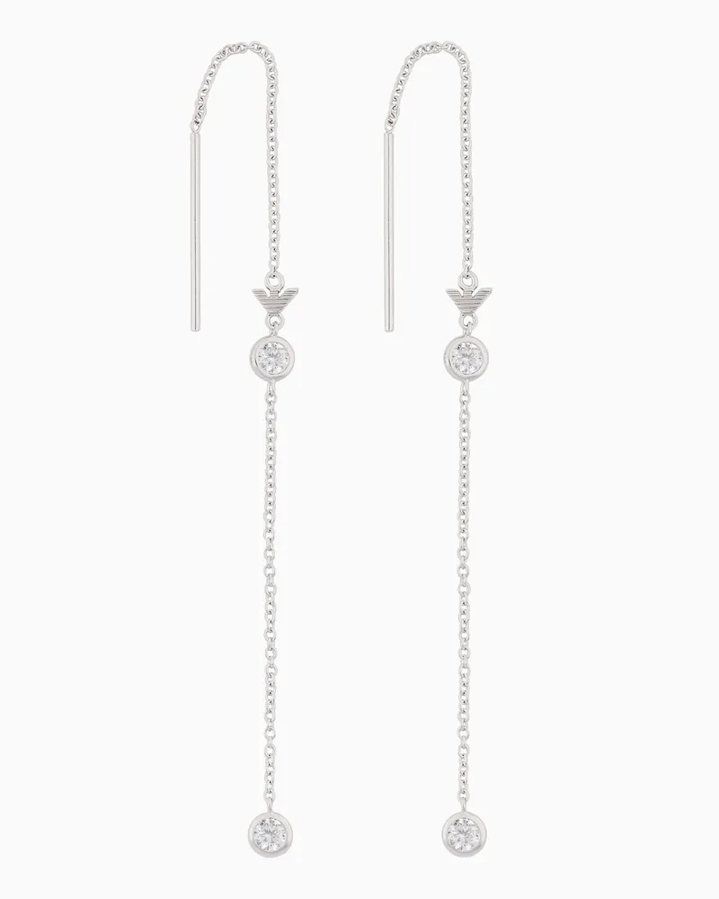 Emporio Armani Orecchini pendenti in argento sterling Multicolore