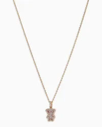 Emporio Armani OFFICIAL STORE Collana Con Pendente In Ottone Tonalità Oro Rosa Oro