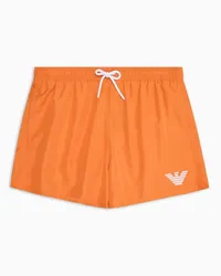 Emporio Armani OFFICIAL STORE Costume Shorts Con Coulisse Essential Arancione