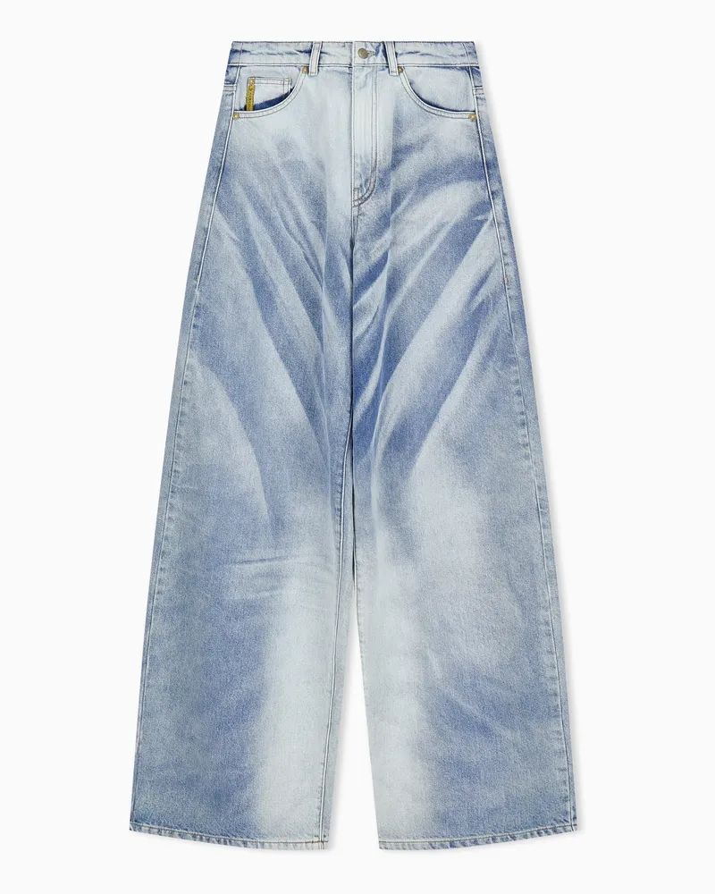 Emporio Armani Jeans wide-leg Blu