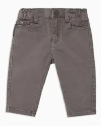 Emporio Armani OFFICIAL STORE Pantaloni J02 In Cotone Stretch Grigio