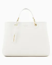 Emporio Armani OFFICIAL STORE Shopper Myea Bag Media Stampa Cervo Bianco