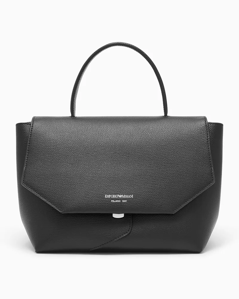 Emporio Armani Borsa a mano in pelle  1981 Nero