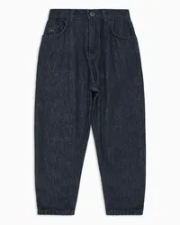 Emporio Armani OFFICIAL STORE Jeans A Gamba Ovale In Denim Blu