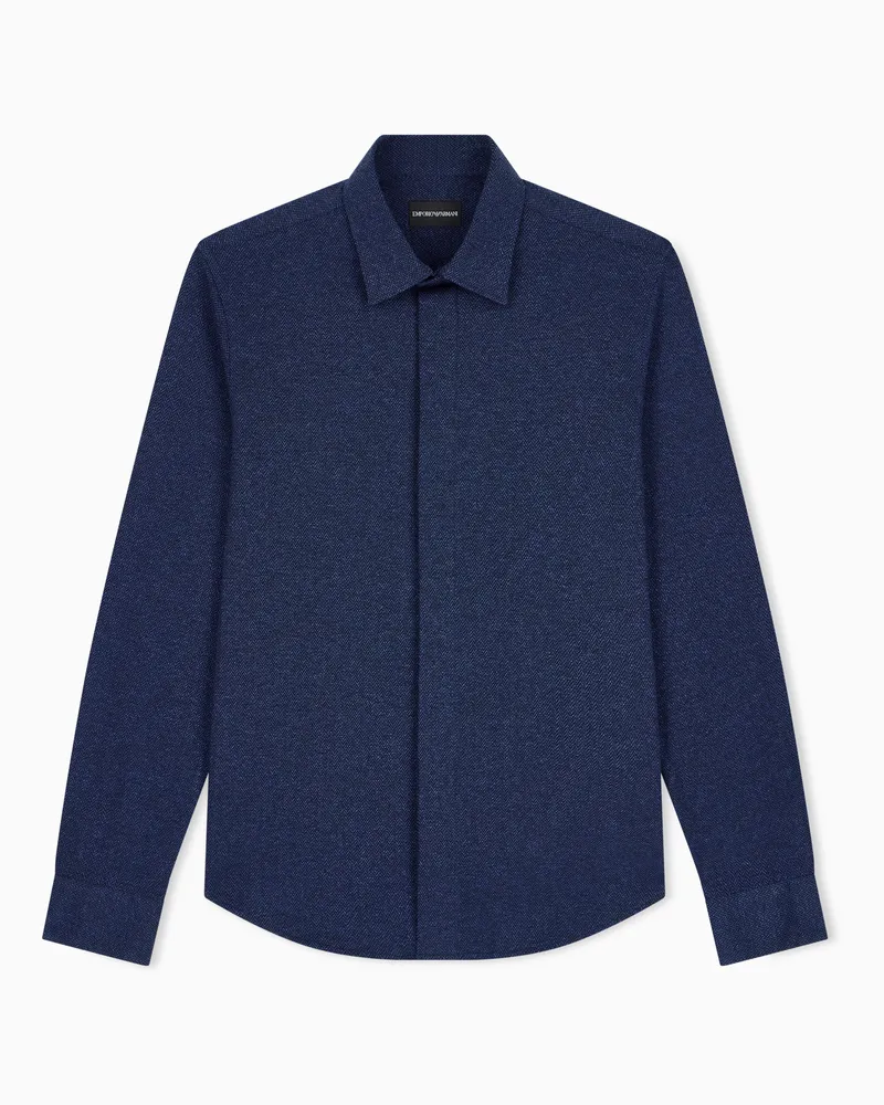 Emporio Armani Camicie casual Blu