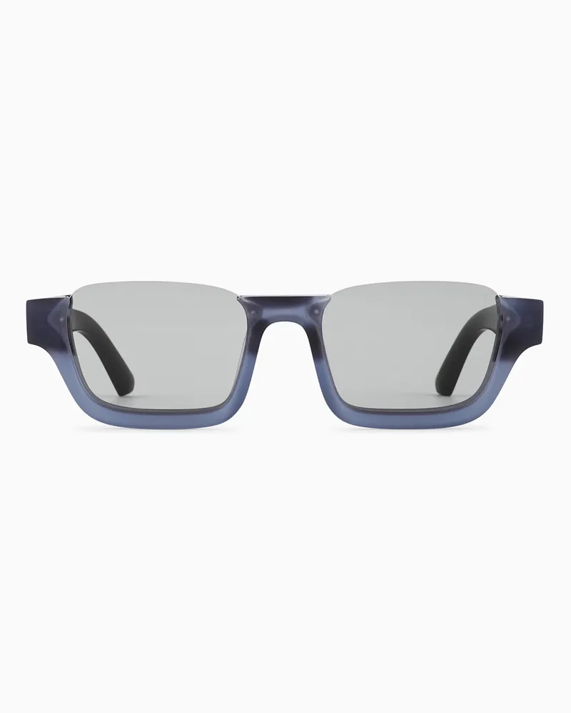 Emporio Armani Occhiali da sole da uomo forma rettangolare 