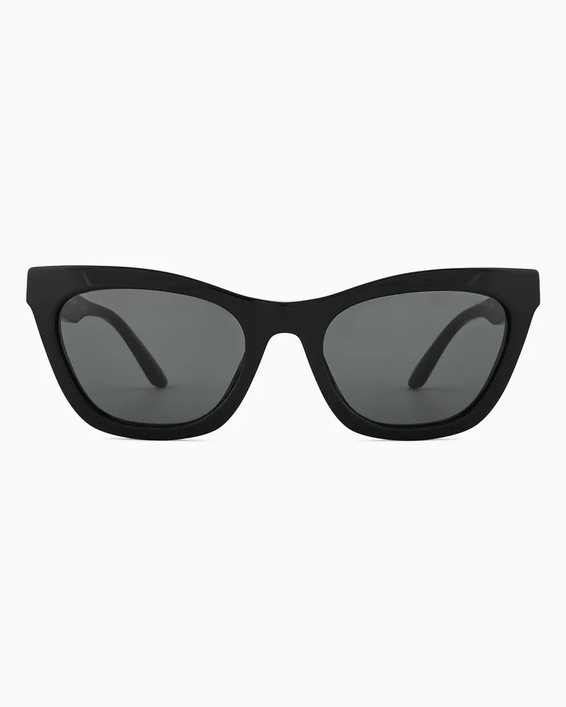 Emporio Armani Occhiali da sole da donna forma cat eye Nero