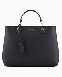 Emporio Armani OFFICIAL STORE Shopper Media Myea Stampa Cervo Blu