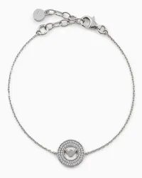 Emporio Armani OFFICIAL STORE Bracciale Con Ciondolo In Argento Sterling Argento