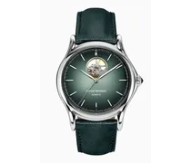 OFFICIAL STORE Orologio Automatico Swiss Made In Pelle Verde