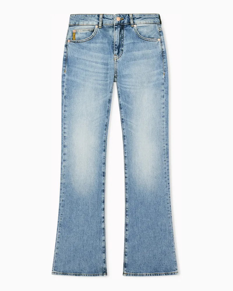 Emporio Armani Jeans J7J bootcut fit in denim stretch Armani Jeans Blu