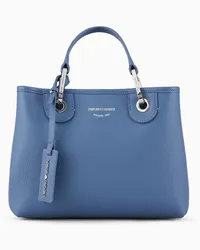 Emporio Armani OFFICIAL STORE Shopper Piccola Myea Stampa Cervo Blu