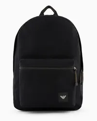 Emporio Armani OFFICIAL STORE Zaino Roundshape In Canvas Nero