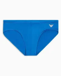 Emporio Armani OFFICIAL STORE Costume Slip In Microfibra Riciclata Essential Asv Blu