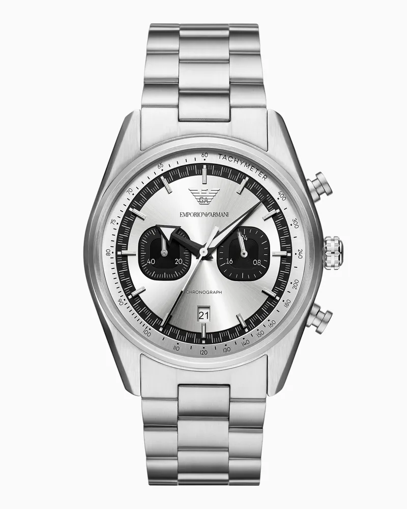 Emporio Armani Orologio cronografo in acciaio inossidabile Multicolore