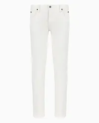 Emporio Armani OFFICIAL STORE Jeans J75 Slim Fit In Comfort Denim Bianco