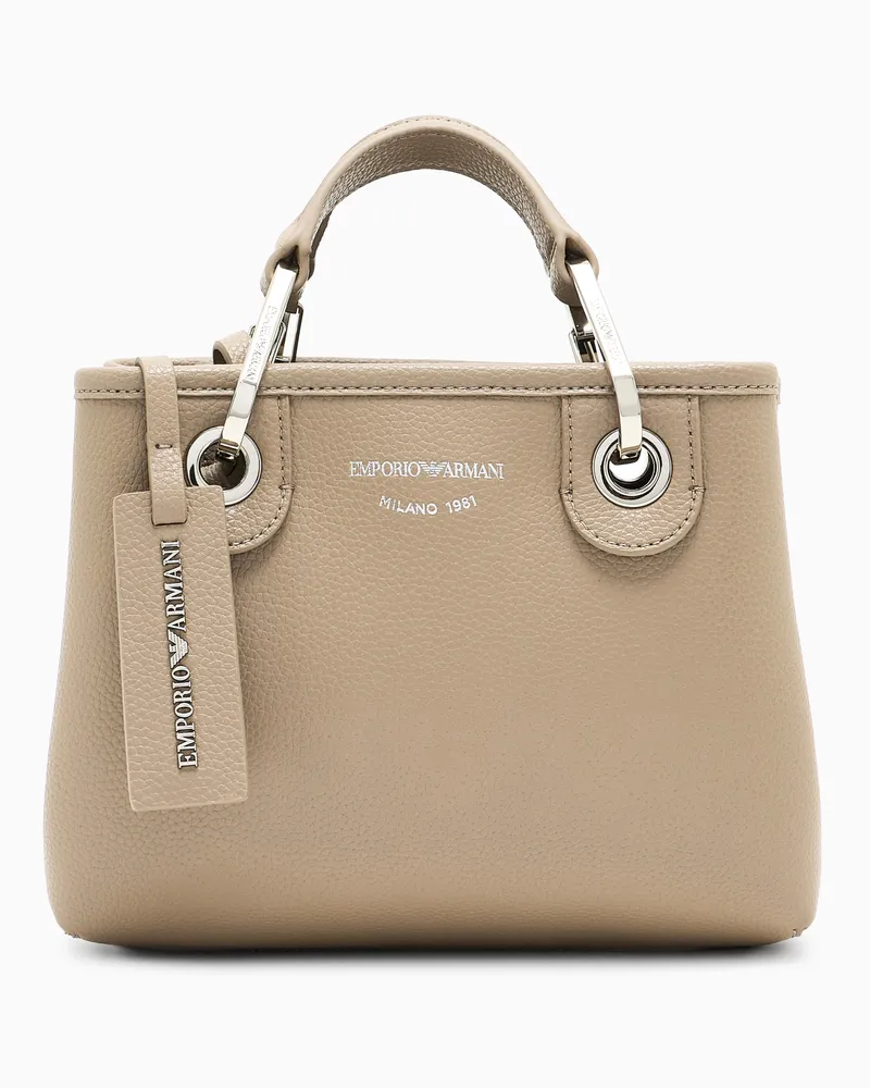 Emporio Armani Mini bag MyEA stampa cervo Beige