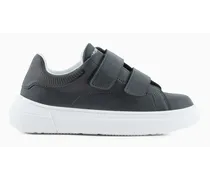 OFFICIAL STORE Sneakers In Pelle Con Velcro