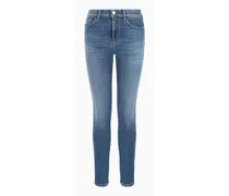 OFFICIAL STORE Jeans J20 Vita Alta E Gamba Super Skinny In Denim Effetto Used