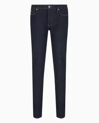 Emporio Armani OFFICIAL STORE Jeans J75 Slim Fit In Denim Rinse Washed Blu