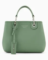 Emporio Armani OFFICIAL STORE Shopper Piccola Myea Stampa Cervo Verde