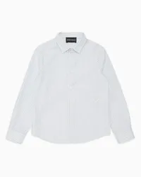 Emporio Armani OFFICIAL STORE Camicia In Cotone A Righe Bianco