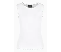 OFFICIAL STORE Top Stretch In Maglia Punto Mosso