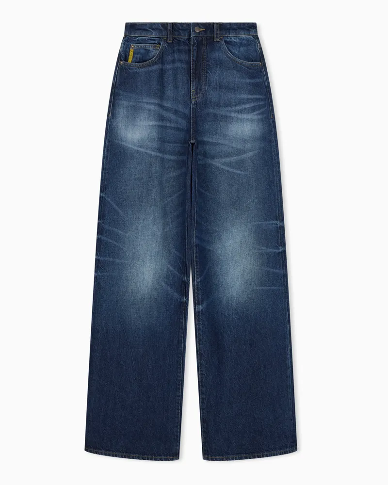 Emporio Armani Jeans J8B relaxed fit in denim Armani Jeans Blu