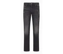 OFFICIAL STORE Jeans J06 Slim Fit In Denim Stretch Effetto Used