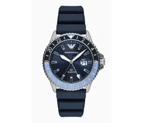 OFFICIAL STORE Orologio Gmt Dual Time In Silicone Blu