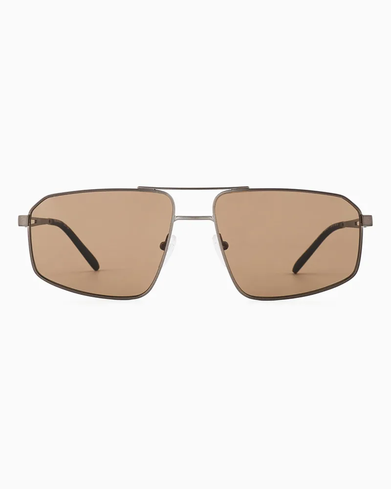 Emporio Armani Occhiali da sole da uomo forma pilot 