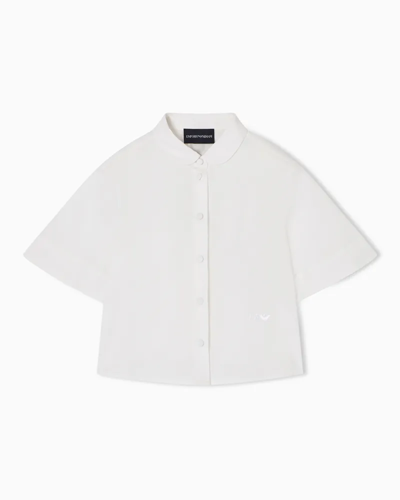 Emporio Armani Camicia in popeline Bianco