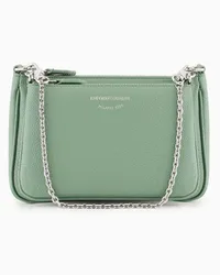 Emporio Armani OFFICIAL STORE Mini Bag Doppia A Tracolla Stampa Cervo Verde