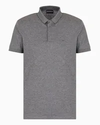 Emporio Armani OFFICIAL STORE Polo In Jersey Misto Lyocell Travel Essential Grigio