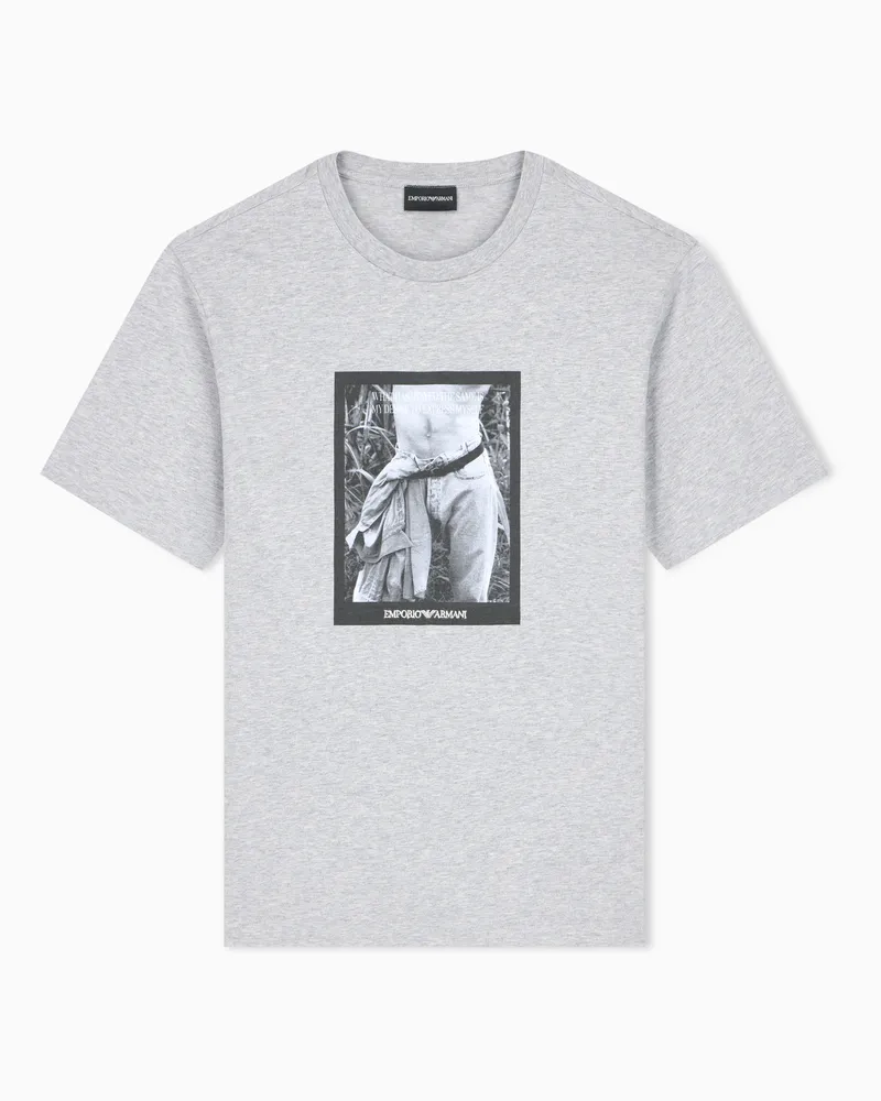 Emporio Armani T-shirt regular fit Grigio