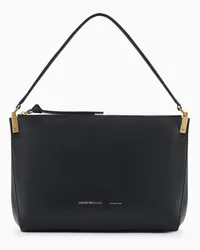 Emporio Armani OFFICIAL STORE Borsa A Mano Media In Pelle Liscia Nero