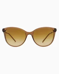 Emporio Armani OFFICIAL STORE Occhiali Da Sole Da Donna Forma Cat Eye Marrone