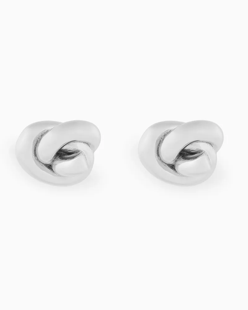 Emporio Armani Orecchini con nodo in argento sterling Multicolore