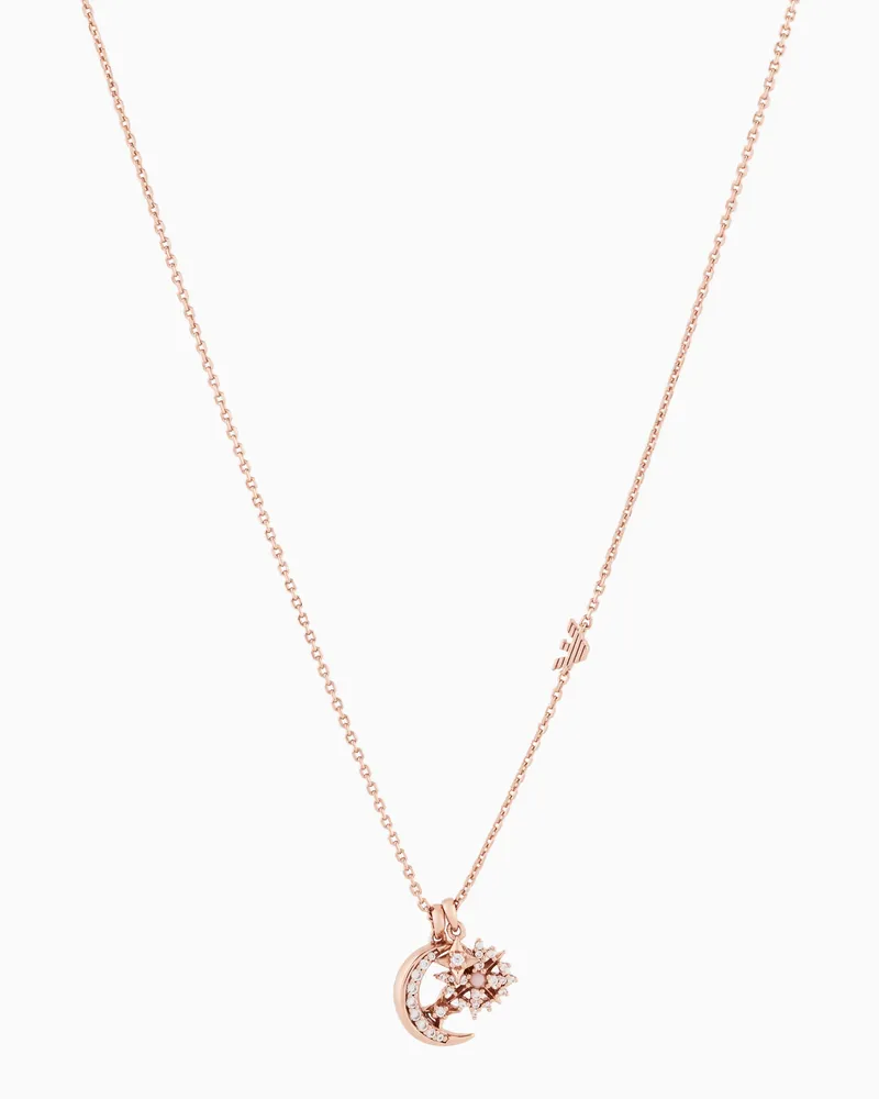 Emporio Armani Collana con ciondolo in argento sterling Oro