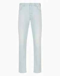 Emporio Armani OFFICIAL STORE Jeans J16 Slim Fit In Denim Bleached Blu