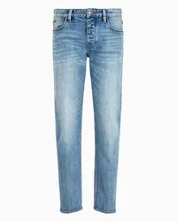 Emporio Armani OFFICIAL STORE Jeans J75 Slim Fit In Denim Delavé Blu