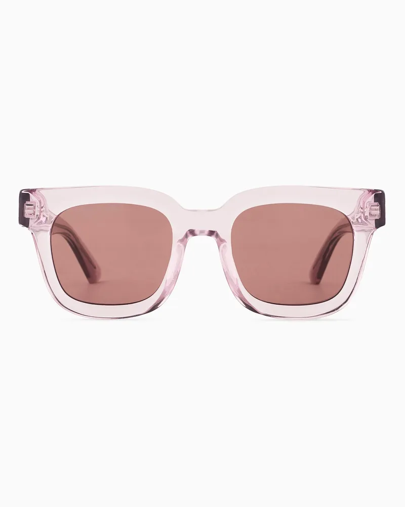 Emporio Armani Occhiali da sole da donna forma squadrata Rosa