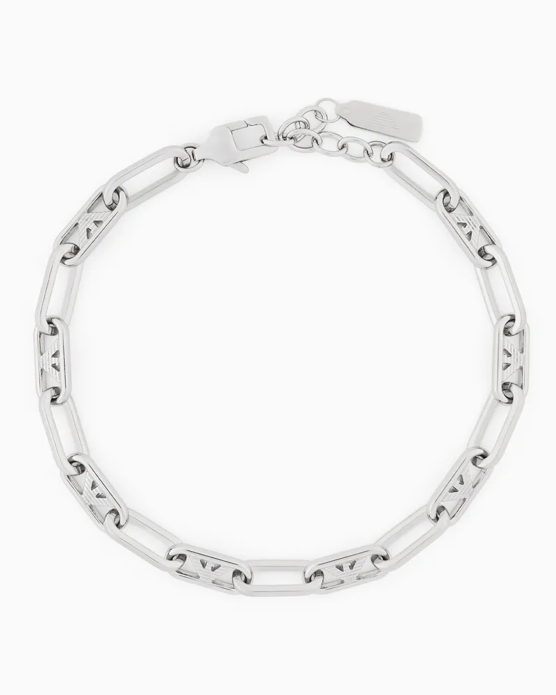 Emporio Armani Bracciale a catena in acciaio inossidabile Multicolore