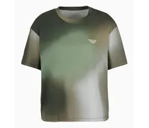 OFFICIAL STORE T-shirt In Jersey Organico Stampa Camouflage  Sustainability Values Capsule Collection
