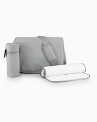 Emporio Armani OFFICIAL STORE Set Mummy Bag Con Placchetta Aquila Grigio