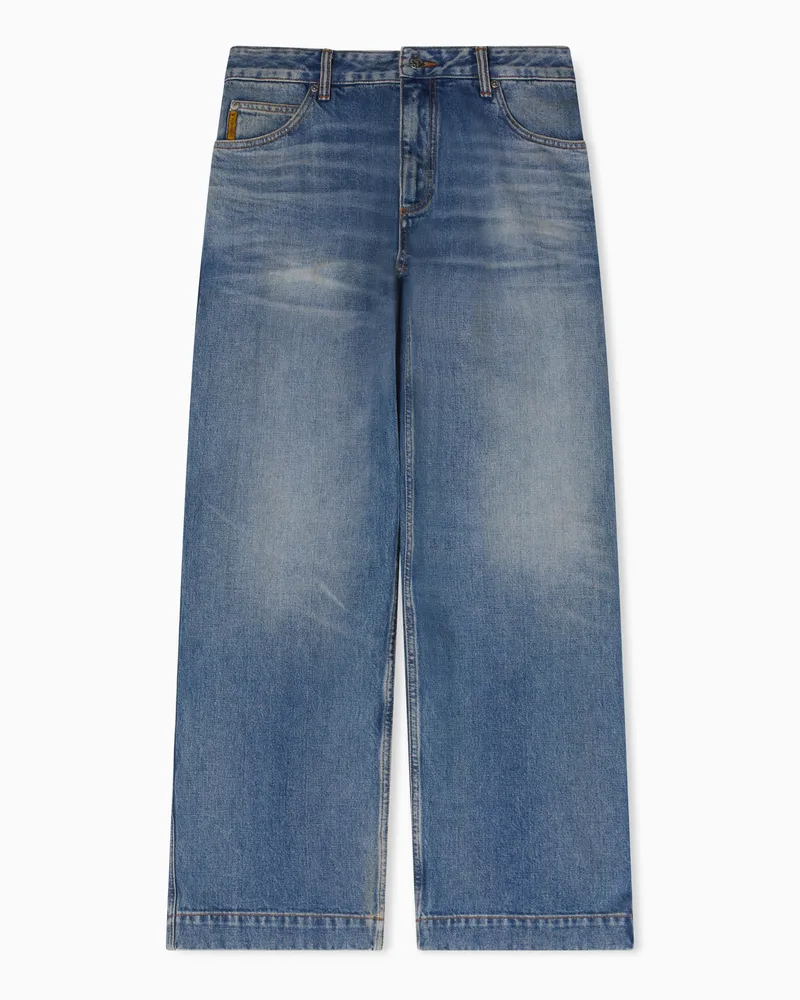 Emporio Armani Jeans J90 loose fit in denim Armani Jeans Blu