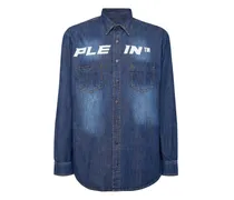 Philipp Plein Camicia jeans Blu